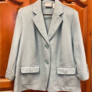Alfred Dunner Light Blue Blazer